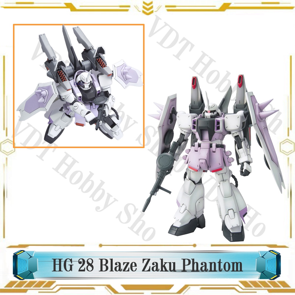 Mô hình gunpla HG 28 Blaze Zaku Phantom TT Hongli
