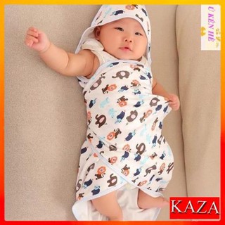 [Có video quay thật] Chăn ủ sơ sinh cotton xuân hè cho bé yêu loại đẹp