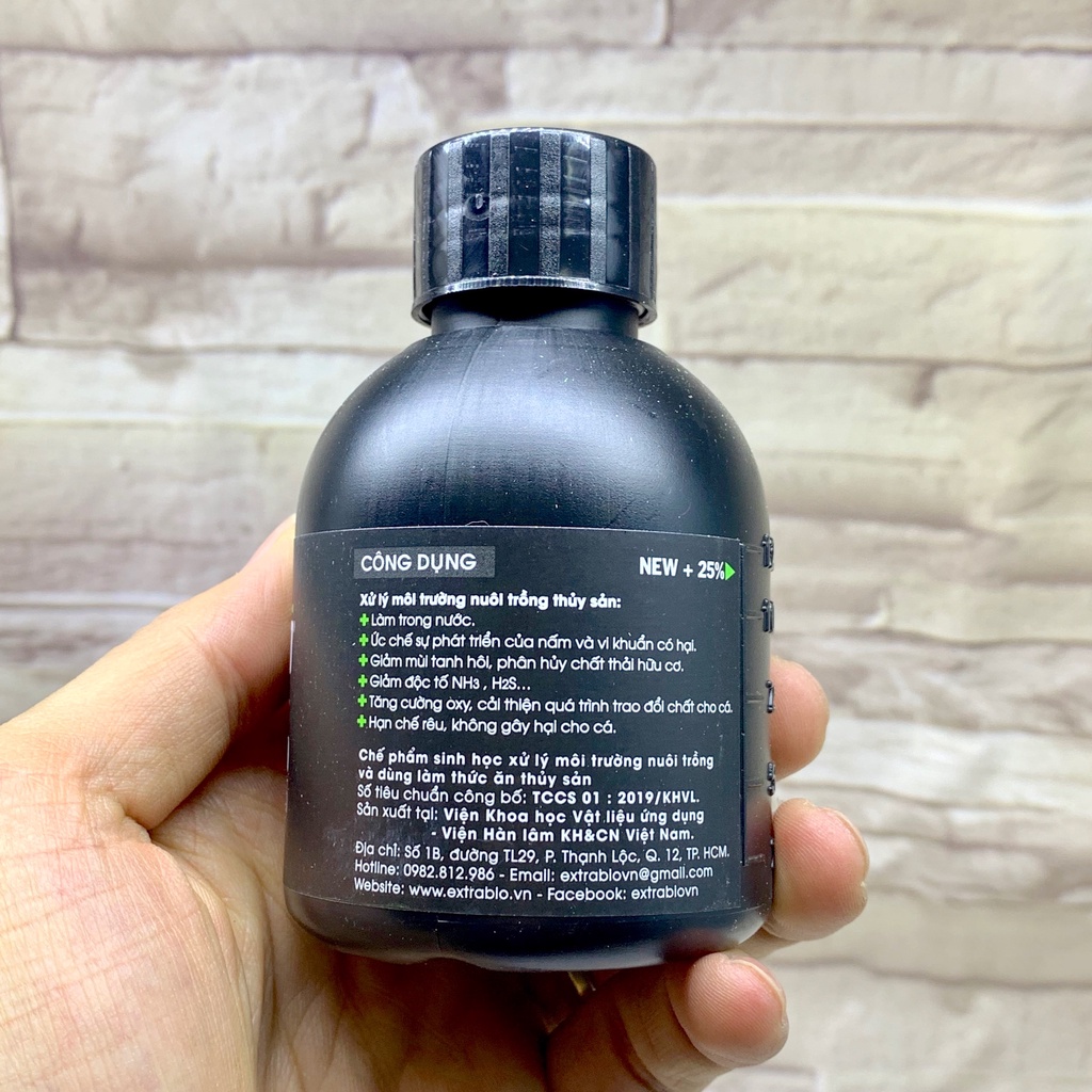 Vi Sinh Extra Bio 125ml - Men Vi Sinh Làm Trong Nước Cao Cấp Của Mỹ