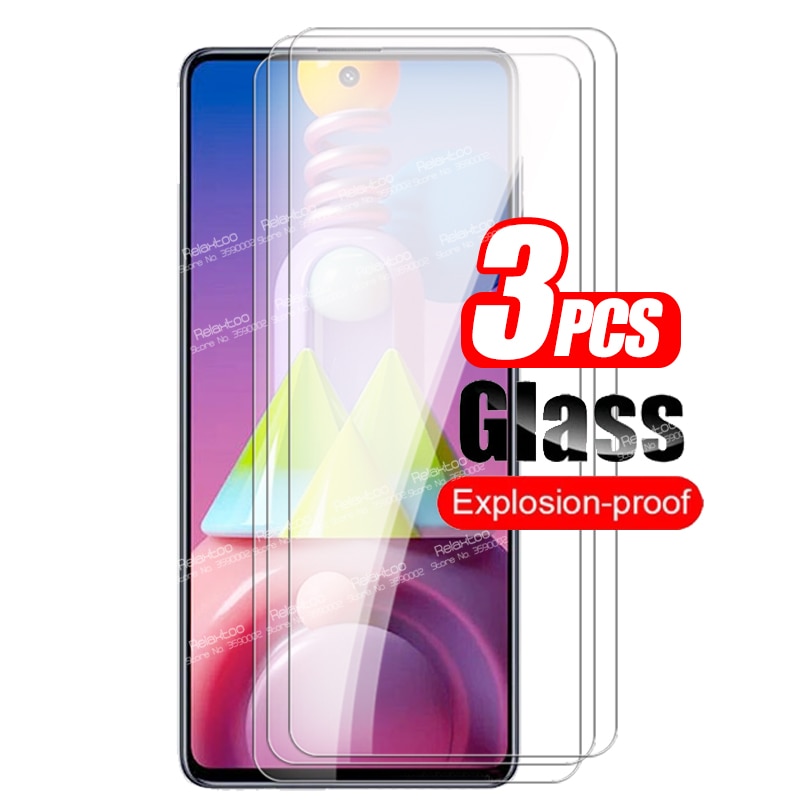 Bộ Kính Cường Lực 3-1 Cái Cho Samsung Galaxy M51 Sm-M515F / Dsn M515F