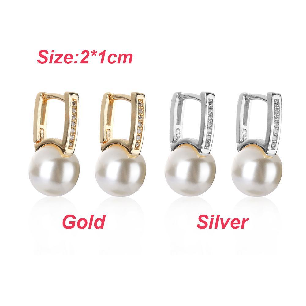 Đôi Bông Tai Mạ Vàng 18K Đính Đá Thời Trang Cho Nữ|Bịch Dẫn