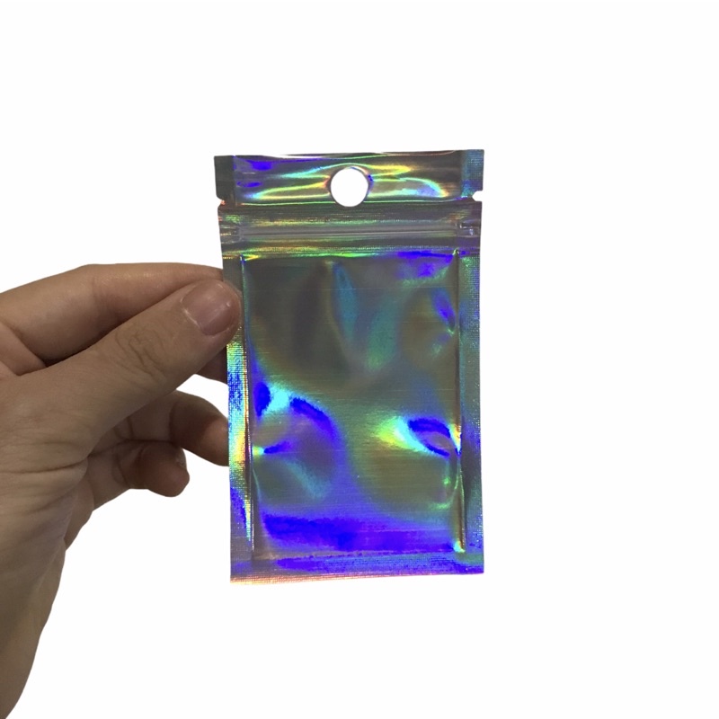 Túi Zip Hologram Đựng Phụ Kiện, Trang Sức Size 6x10cm