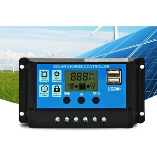 Bộ điều khiển sạc năng lượng mặt trời PWM 30A có màng hình