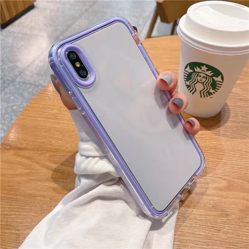 Ốp Điện Thoại TPU Silicon Mềm Màu Trong Suốt Bảo Vệ Toàn Diện 3 Trong 1 Cho IPhone XS MAX XR X 6 6s 7 8 Plus SE 2022