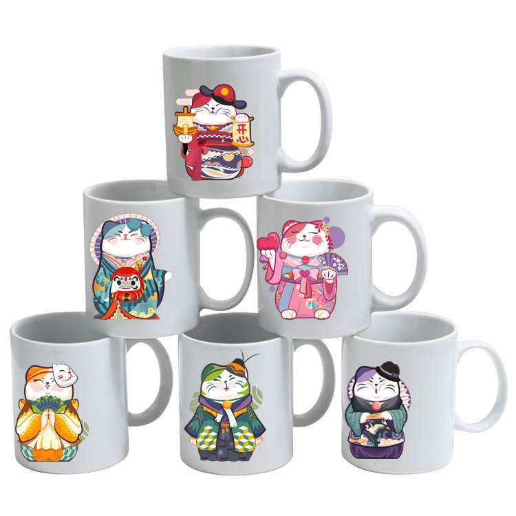 cốc 2 lớp phi hành gia astronaut CNCKI52 ly giữ nhiệt cốc sứ mèo may mắn cute dễ thương idol thần tượng kpop