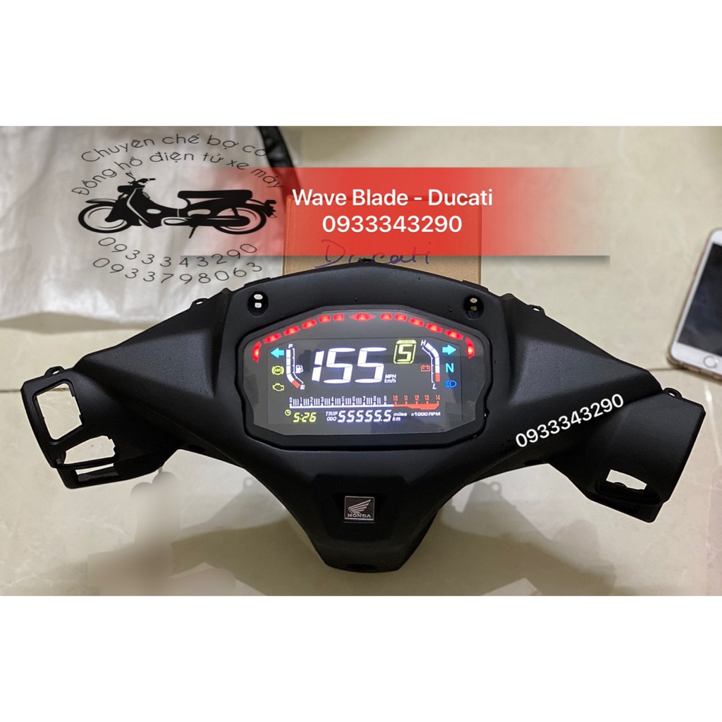 TRỌN BỘ BỢ CỔ WAVE BALDE - CHẾ ĐỒNG HỒ DUCATI