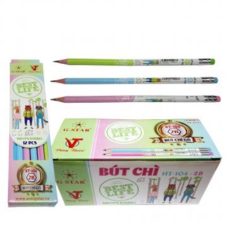 Bút Chì Gỗ 2B - HT103 Gstar (hộp 12 cây)