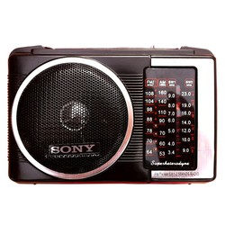 Đài Sony cắm điện chạy FM, AM tặng kèm pin