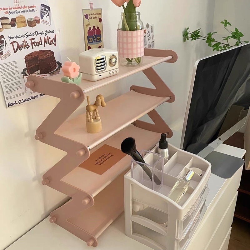 Kệ Giày Dép ZicZac 4 Tầng Tiện Dụng Đa Năng Kiểu Dáng Đẹp Phù Hợp Giá Để Đồ Decor Phòng