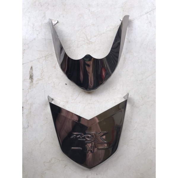 Dè trước sau inox/ Đuôi mỏ inox cho xe máy Wave 100, 50cc, Wave 110, Wave RSX, Wave Blade,rsx, từ năm 2006->2024