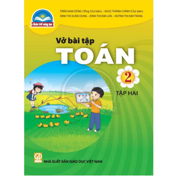 Sách - Combo Toán lớp 2 tập 2 SGK+SBT (Chân trời sáng tạo)