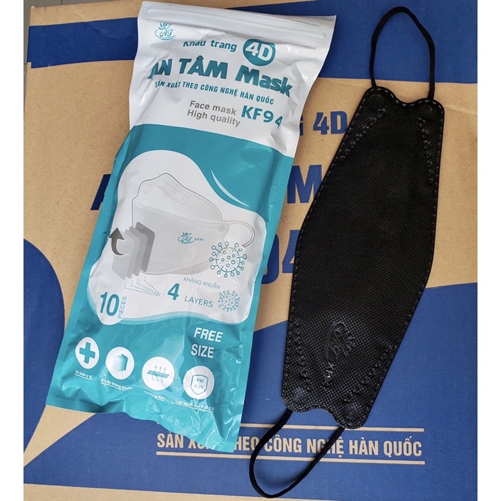 ✅ Thùng 300 cái khẩu trang y tế 4D , kf94 An Tâm