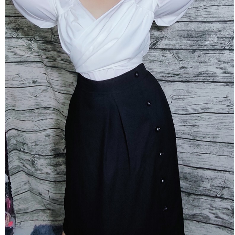 Váy Bigsize 60-100 Kg Set Áo Đắp Chéo + Đầm Rời  S184 A | BigBuy360 - bigbuy360.vn