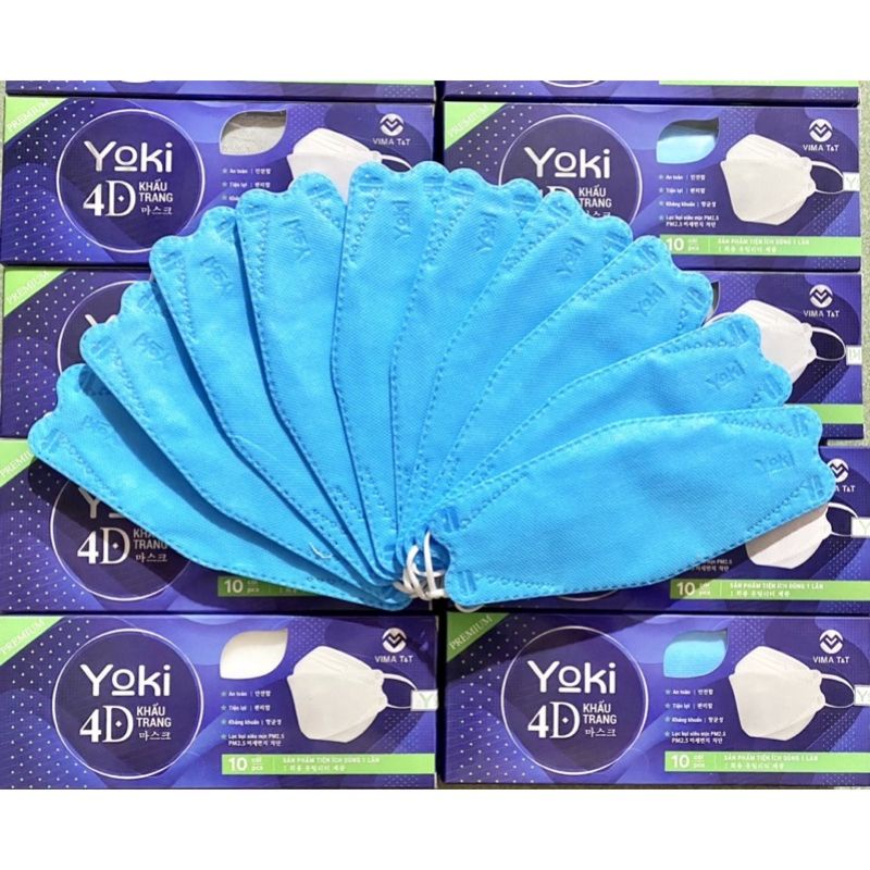 Khẩu trang 4D KF94 Yoki Hộp 10 cái người lớn