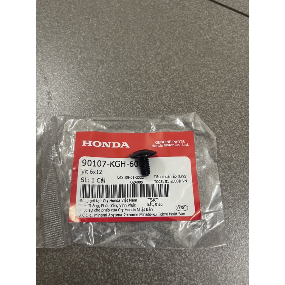 ốc yếm khóa xe future neo future x ốc bắt bửng rsx 110 s110 an pha 110 blade 110 hàng chính hãng 90107KGH600