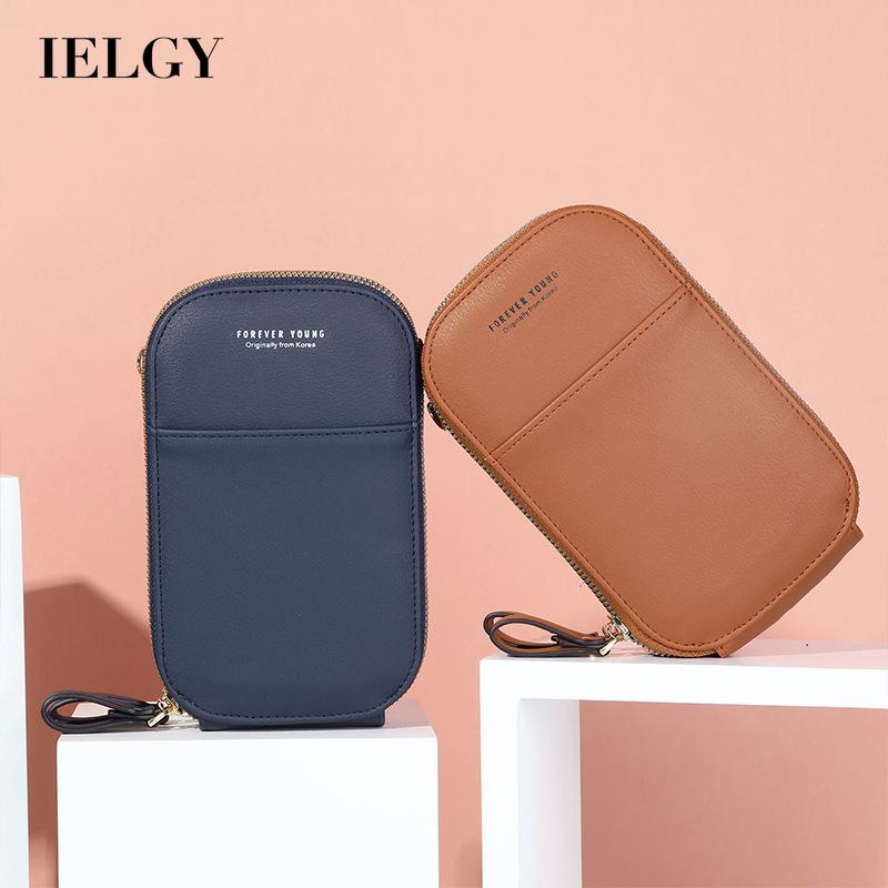 IELGY Túi Đeo Vai Hình Oval Đựng Điện Thoại Thời Trang Cho Nữ