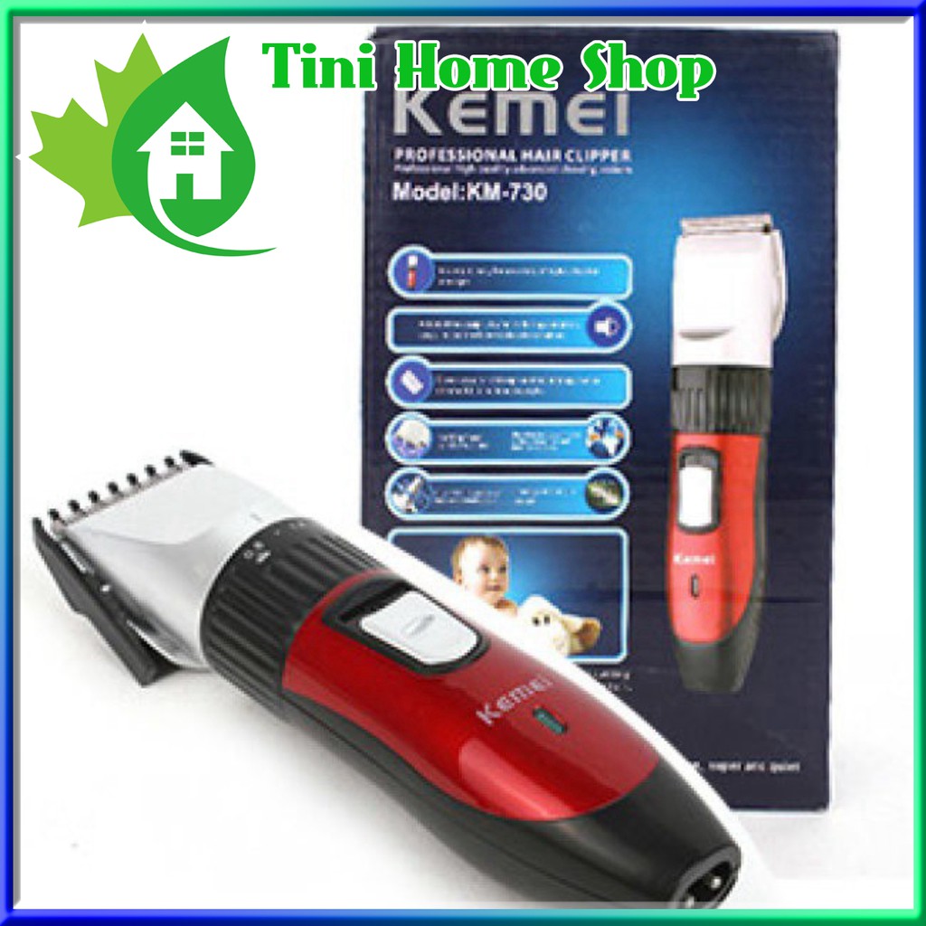 🏠  Tông Đơ Cắt Tóc Trẻ Em Kemei KM-730 - Tini Home Shop [HCM]