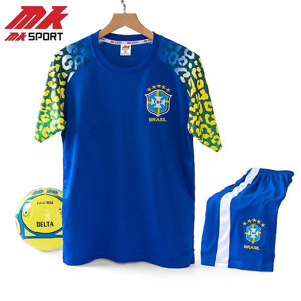 Bộ Quần Áo Bóng Đá BRASIL Thun Lạnh không xù lông Áo Bóng Đá Mk