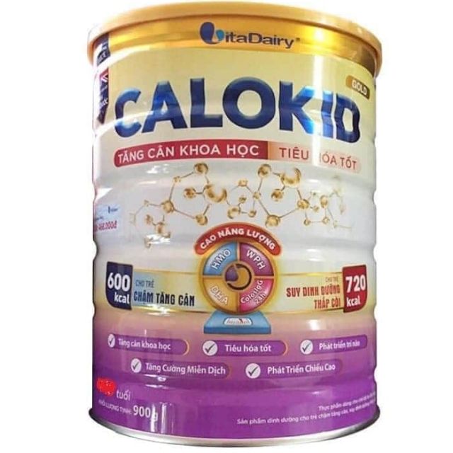 (Date mới) Sữa bột Calokid Gold 900gr