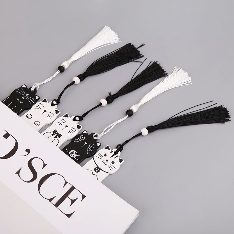 Yxa Đánh Dấu Trang Sách Hoạt Hình Dễ Thương Có Tua Rua Cho Học Sinh Sc