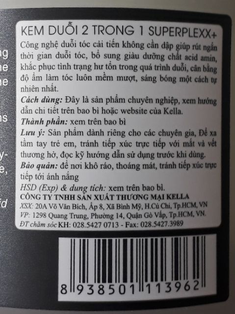 (KEM DUỖI TÓC KHÔNG CẦN KẸP NHIỆT) KEM HẤP DUỖI PHỦ MỊN PHỤC HỒI TÓC 2 TRONG 1 LACEI 500ML