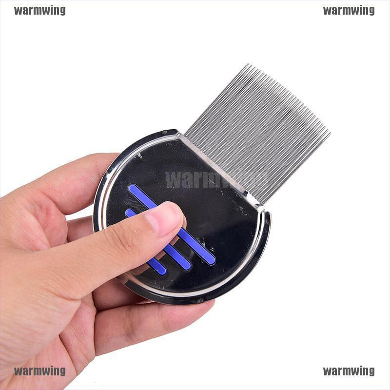 1 Lược Chải Tóc Bằng Thép Không Gỉ Loại Bỏ Bụi Bẩn