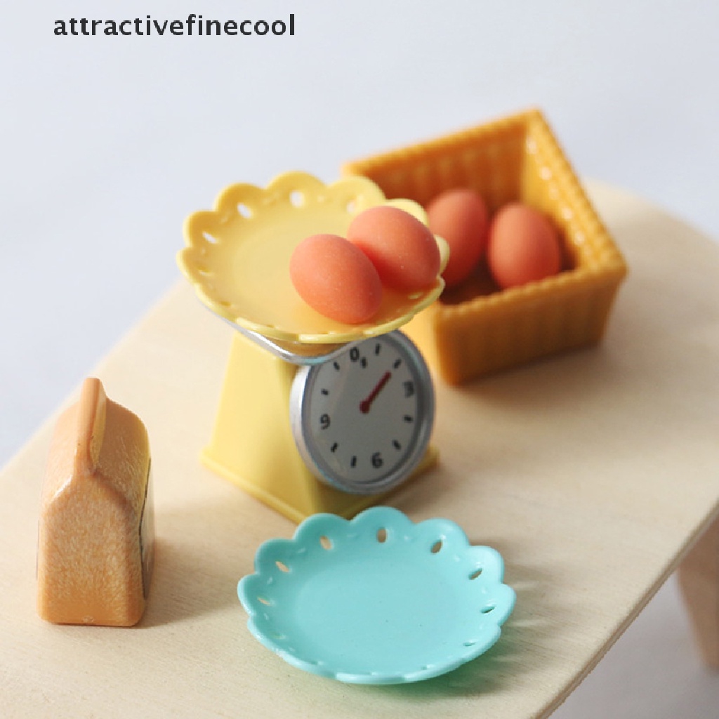 Set 9 Quả Trứng Mô Hình Mini Tỉ Lệ 1 / 12 Dùng Để Trang Trí Nhà Búp Bê