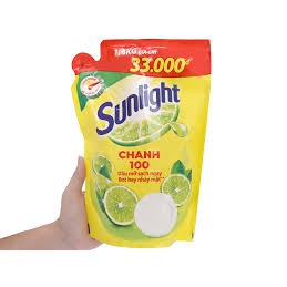 Nước Rửa Chén Sunlight Chanh Công Nghệ Mới Dạng Túi 1,4kg