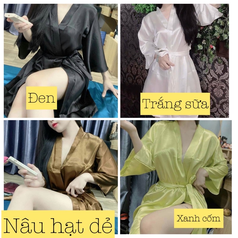 [SALE 30%] Áo choàng phi lụa sexy