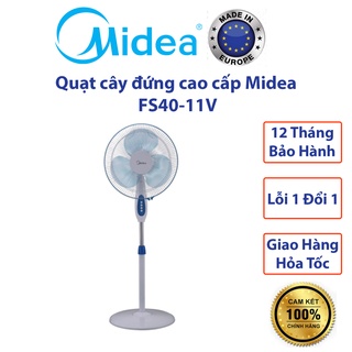 Quạt cây đứng cao cấp midea fs40-11v, lỗi 1 đổi 1, bảo hành 12 tháng