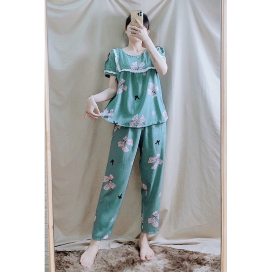 Bộ đồ Tole - Bộ lanh tay ngắn quần 9 tấc