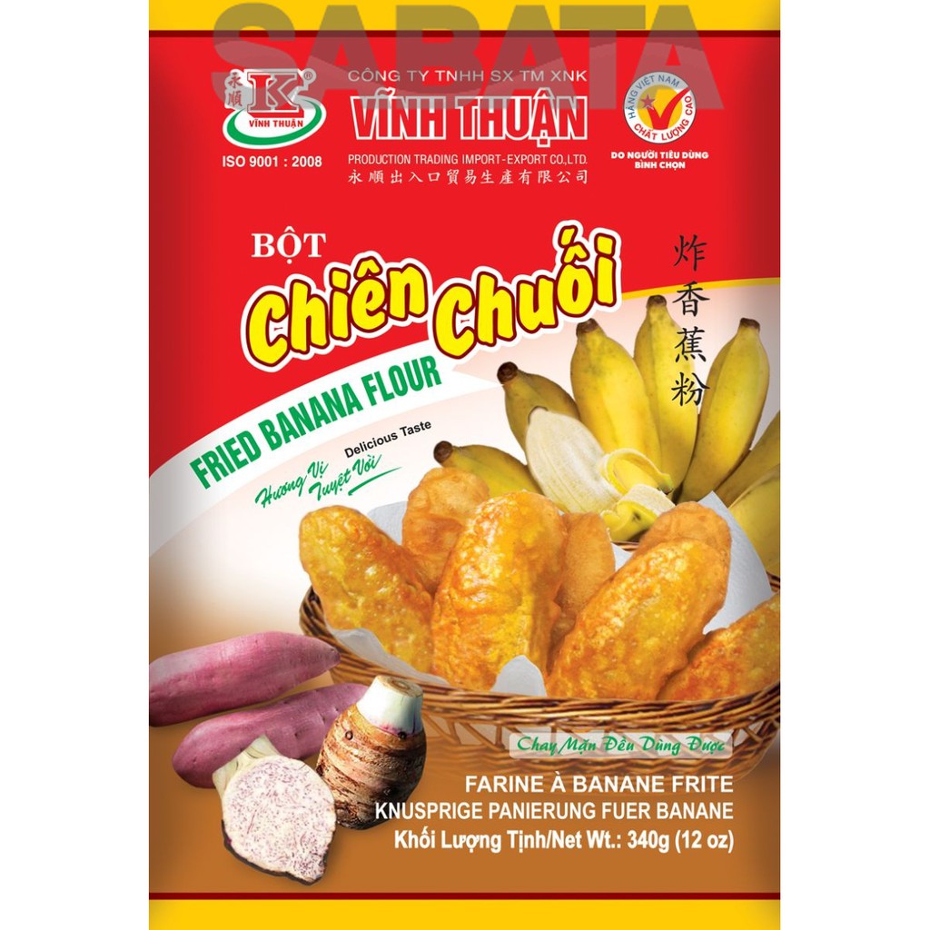 Bột chiên chuối Vĩnh Thuận 340g