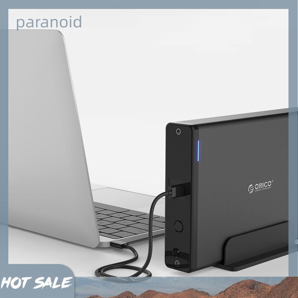 Hộp Đựng Ổ Cứng Ngoài Orico 7688C3 3.5 inch Type-C USB3.1 Đen | BigBuy360 - bigbuy360.vn