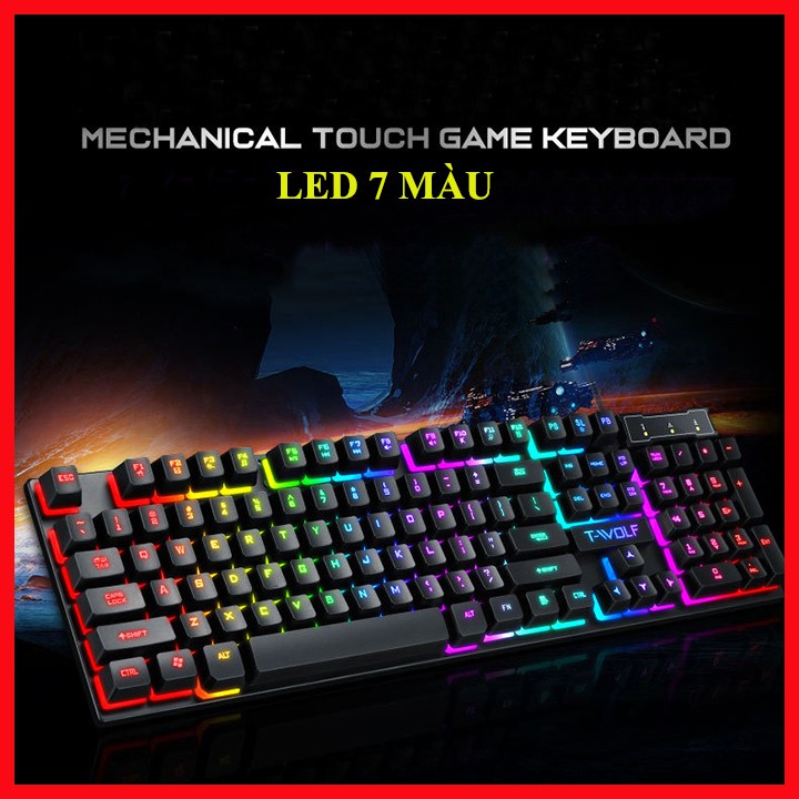 Bộ Ban Phim Kem Chuột Led Giả Cơ Chuyen Game G21 Cho Game Thủ Chuyen Nghiệp