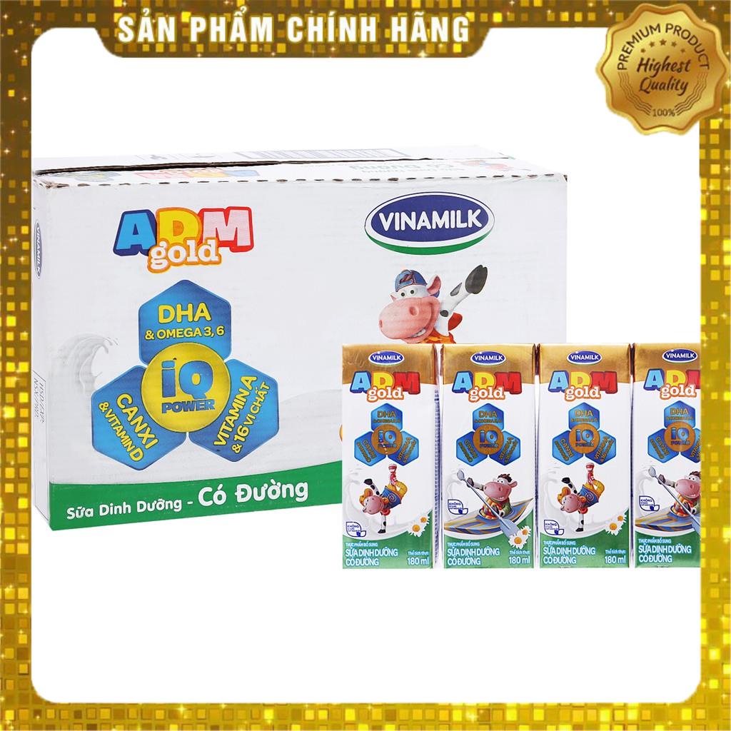 1 Lốc 4 Hộp Sữa Tươi ADM Vinamilk Hộp 110ml/180ml