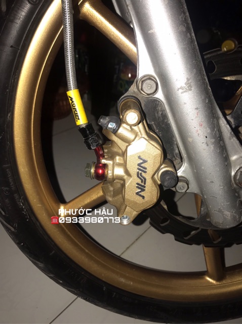 HEO THẮNG NISSIN 2 PISTON DÀNH CHO MỌI DÒNG XE THẮNG ĐĨA , WAVE , Dream , WAVE S110 ... - HẬU RACING SHOP