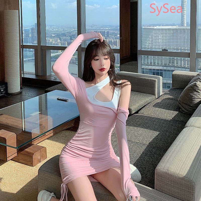 Đầm Midi Ôm Dáng Tay Dài Gợi Cảm Thời Trang Mùa Hè Cho Nữ