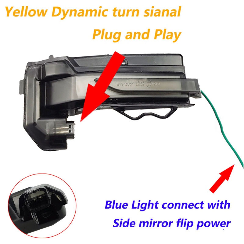 Bộ 2 Đèn LED Tín Hiệu Xi Nhan Chuyên Dụng Cho Xe Hơi AudiQ2 Q3