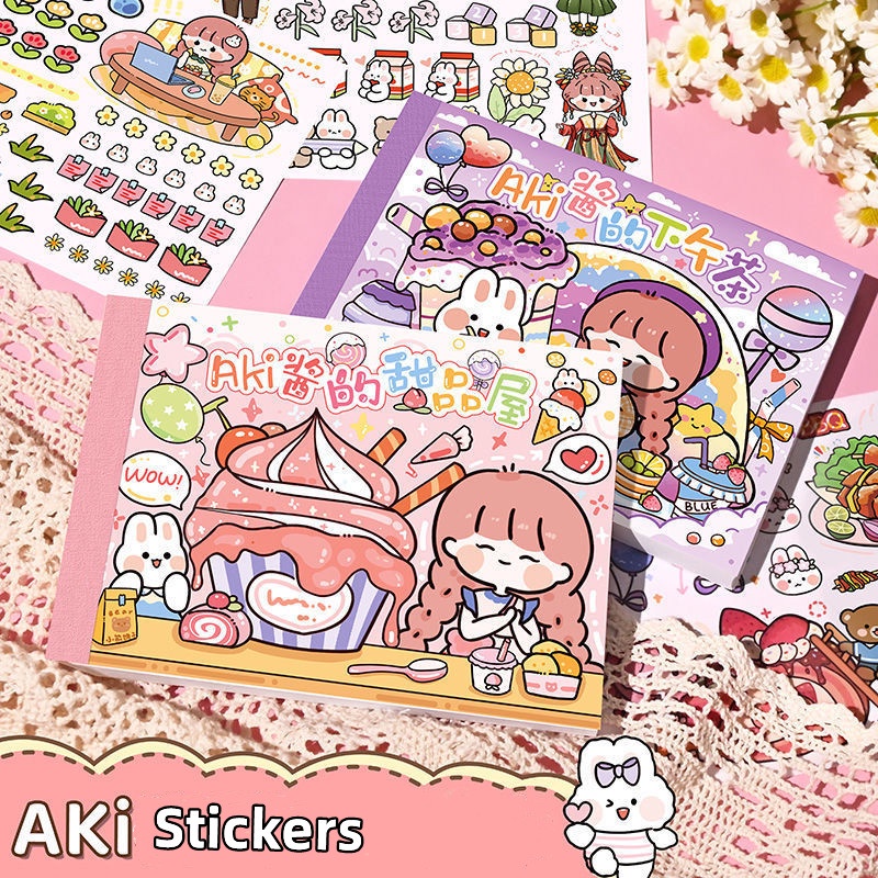 Sticker Cute 50 PCS Sitker Trang Trí Sổ Tay  Sticker Trang Trí Sổ Hình Dán Trẻ Em  Sổ Sticker