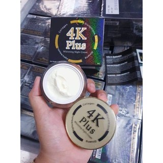 Kem dưỡng trắng da mặt 4k plus whitening night cream xuất xứ thái lan