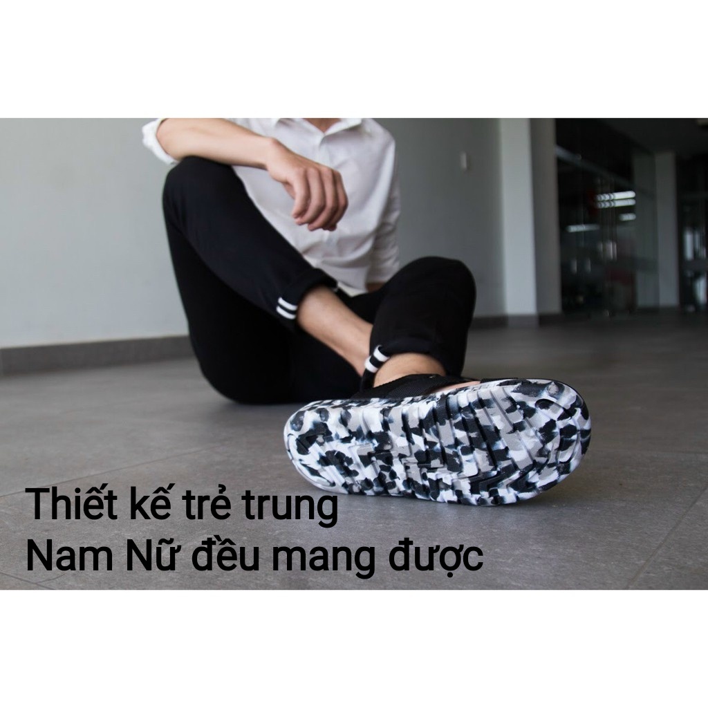 Dép quai ngang nam, giày sandal nữ FACOTA chính hãng, quai dù đi học thời trang hàn quốc