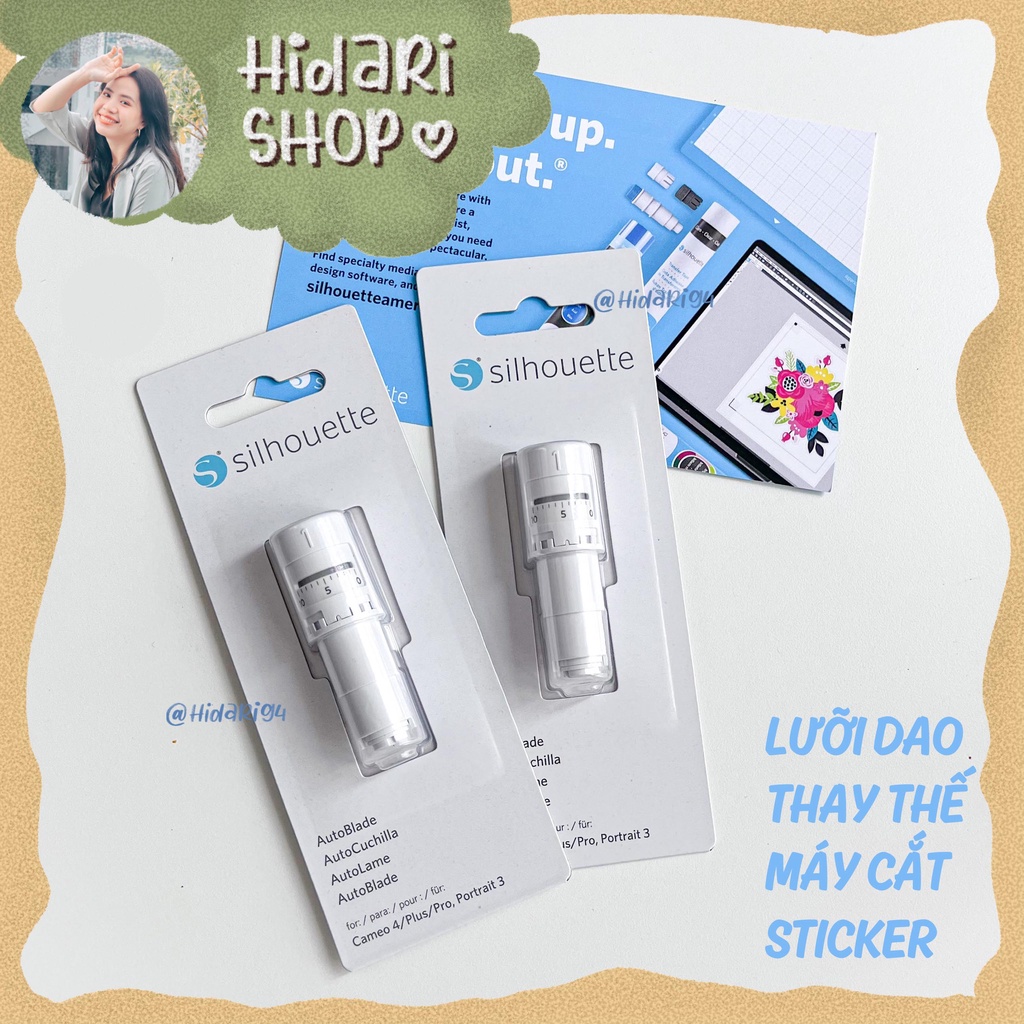 Silhouette Autoblade 2 - Lưỡi Dao Thay Thế Cho Potrait 3 / Cameo 4 Chính Hãng - Hidari