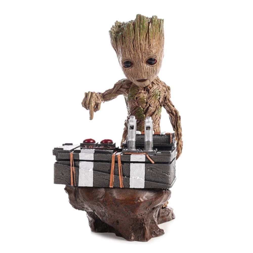 Mô hình nhân vật Groot phim Guardian of The Galaxy thiết kế dễ thương trang trí bàn làm việc