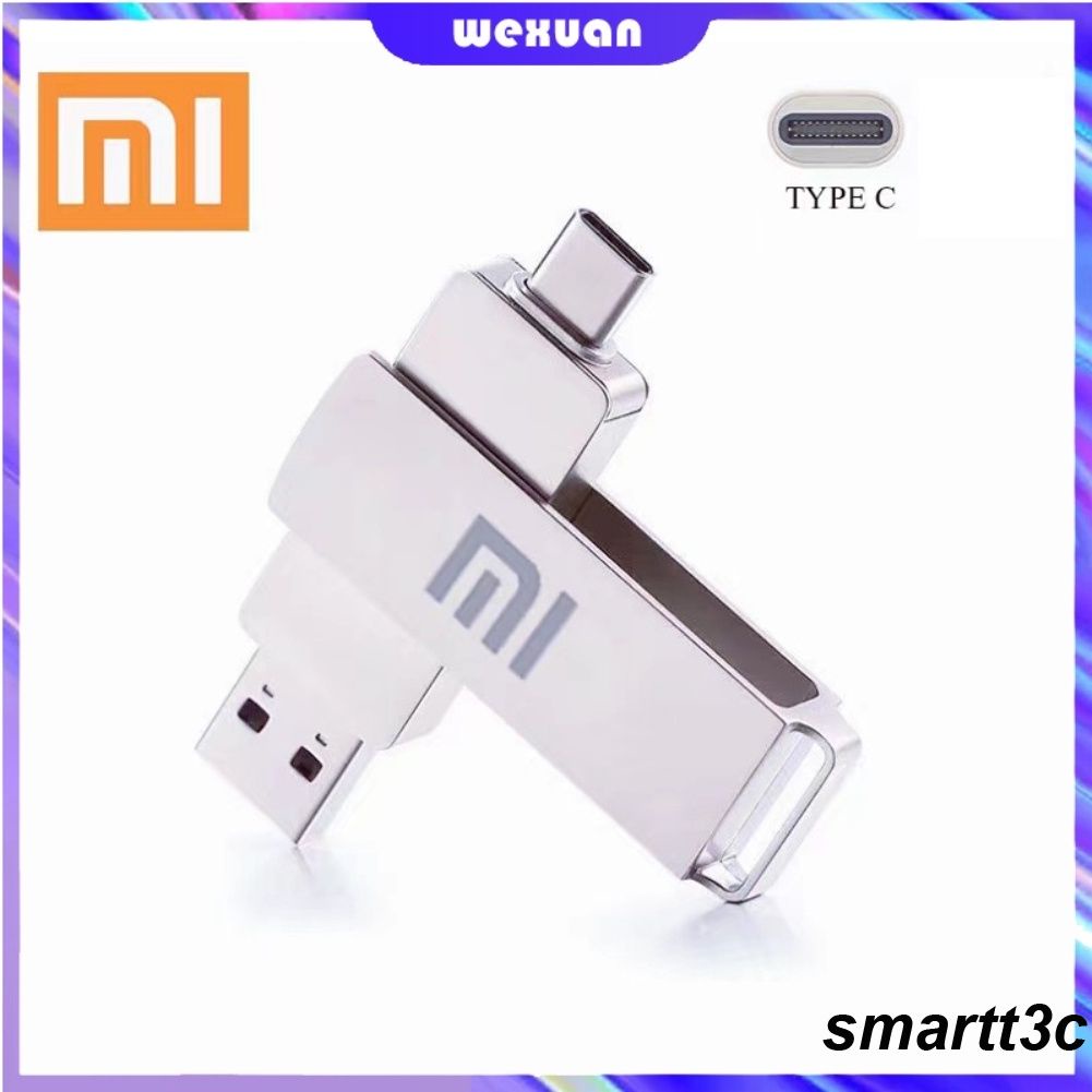 Đĩa U kim loại XIAOMI gốc OTG 2TB 1TB 512G 256GB 128G Type-c USB kép OTG USB tốc độ cao