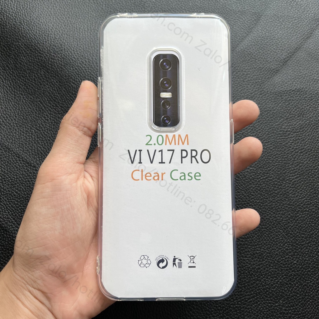 (có video) Ốp lưng dẻo trong VIVO V17 PRO  cao cấp, bền đẹp