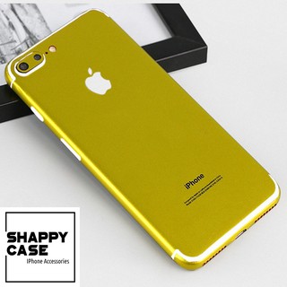 Skin Dán Nhôm Nhung Vàng Iphone 7/7Plus/8/8Plus [Shappy Case]