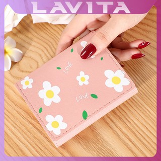 Ví nữ ngắn đẹp cầm tay mini nhỏ gọn bỏ túi nhiều ngăn dễ thương NG32