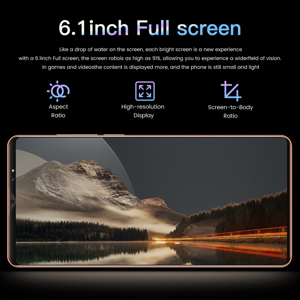 Đang bán điện thoại di động thông minh Mate40 PRO 5g di động 6GB + 128GB 6.1 inch android điện thoại mới