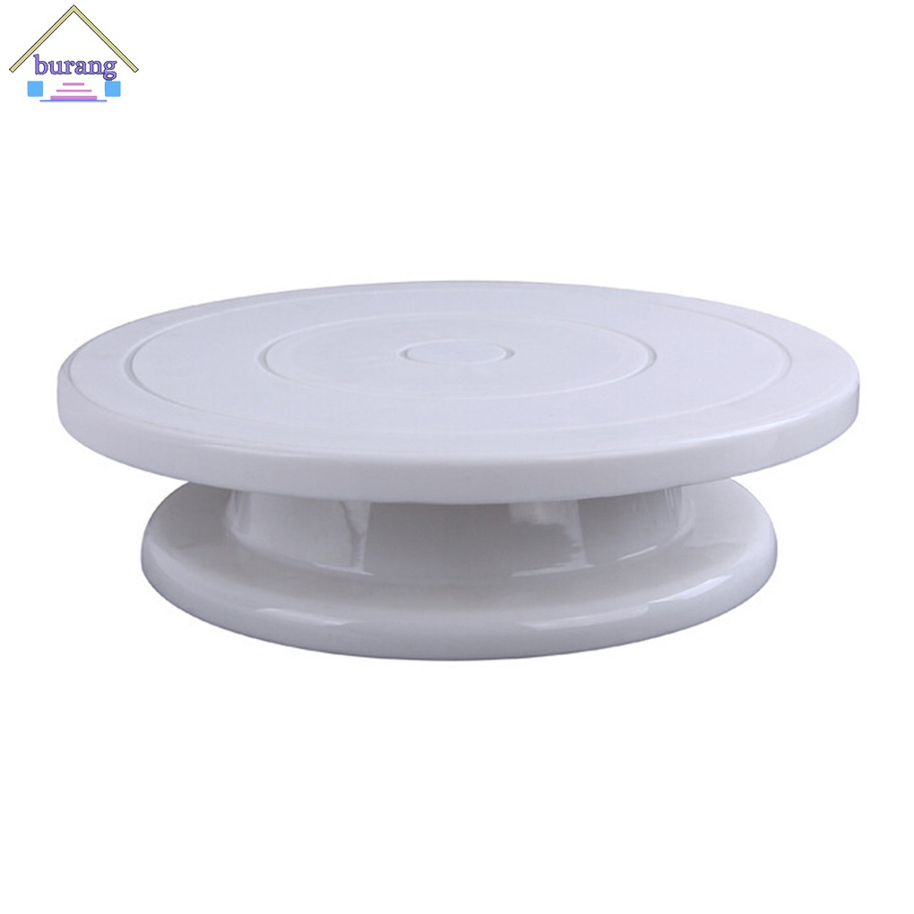 Bàn xoay trang trí bánh kem bằng nhựa chống trượt chất lượng cao tiện dụng