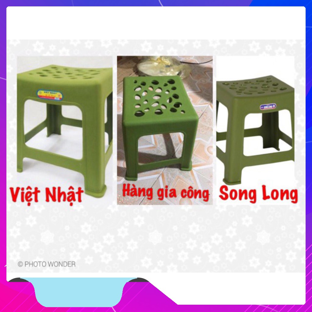 Ghế nhựa trà chanh, trà sữa, cafe vỉa hè - Hàng chính hãng Việt Nhật